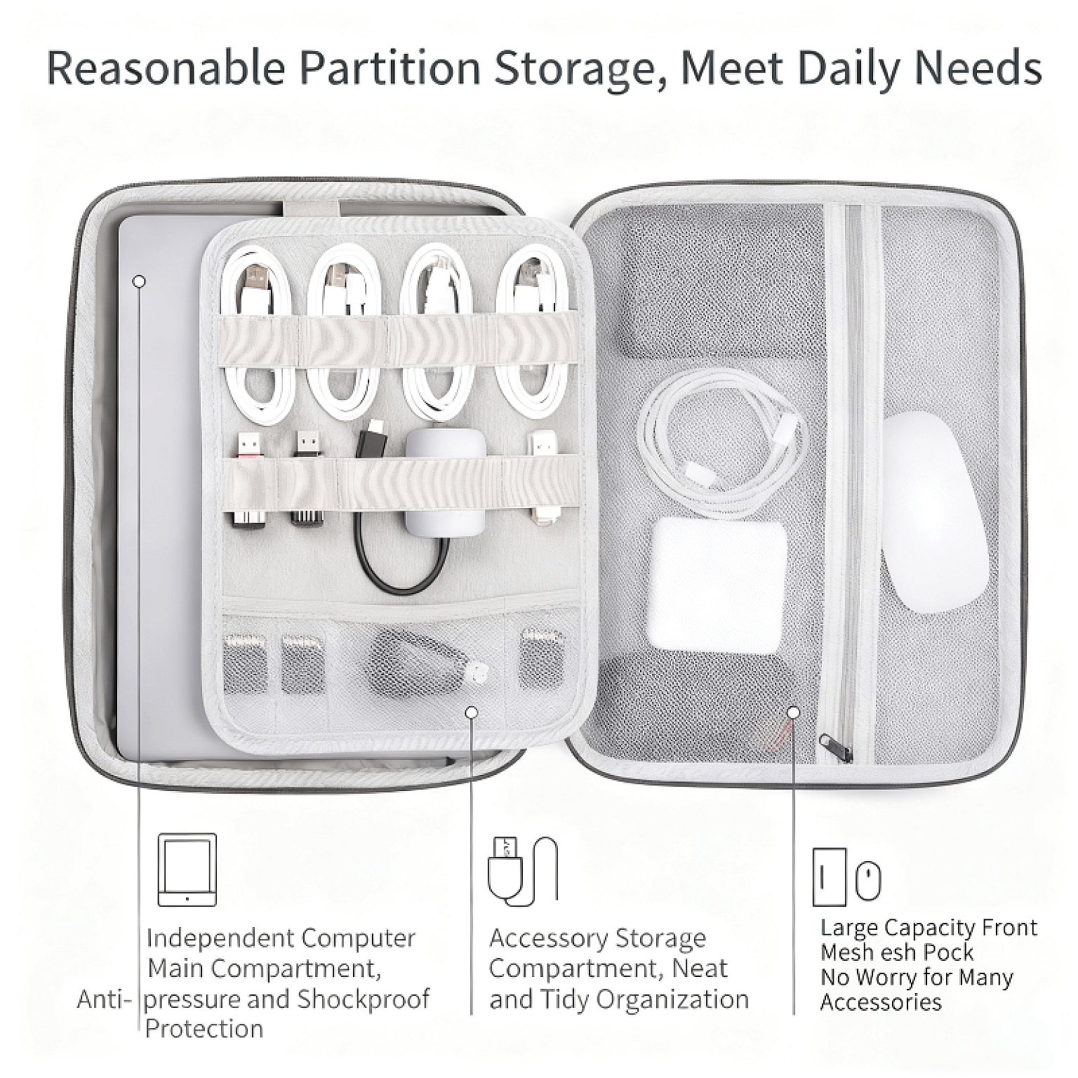 WYE Elite Laptop & Accessories Case AC04 view 3