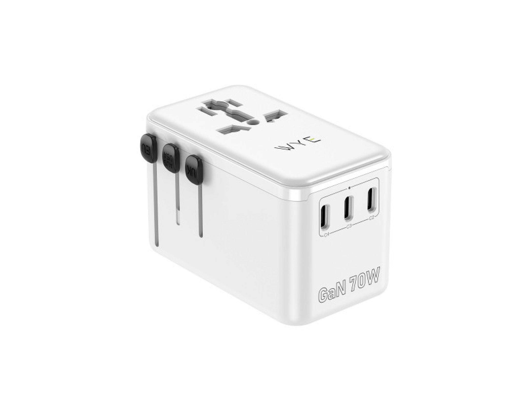 TA15 70W AnyPort Universal Travel Adapter
with Retractable Cable view 2