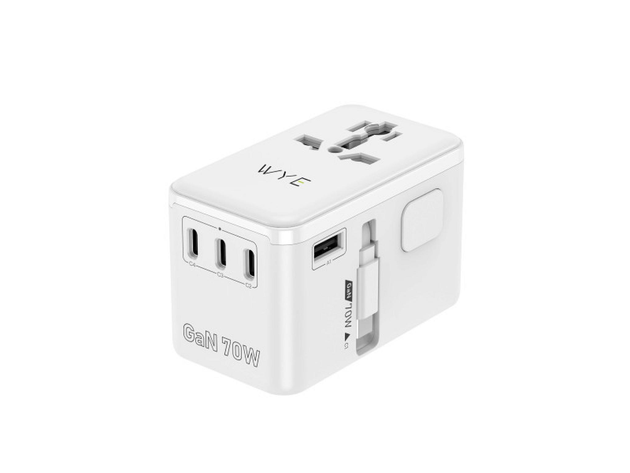 TA15 70W AnyPort Universal Travel Adapter
with Retractable Cable view 3