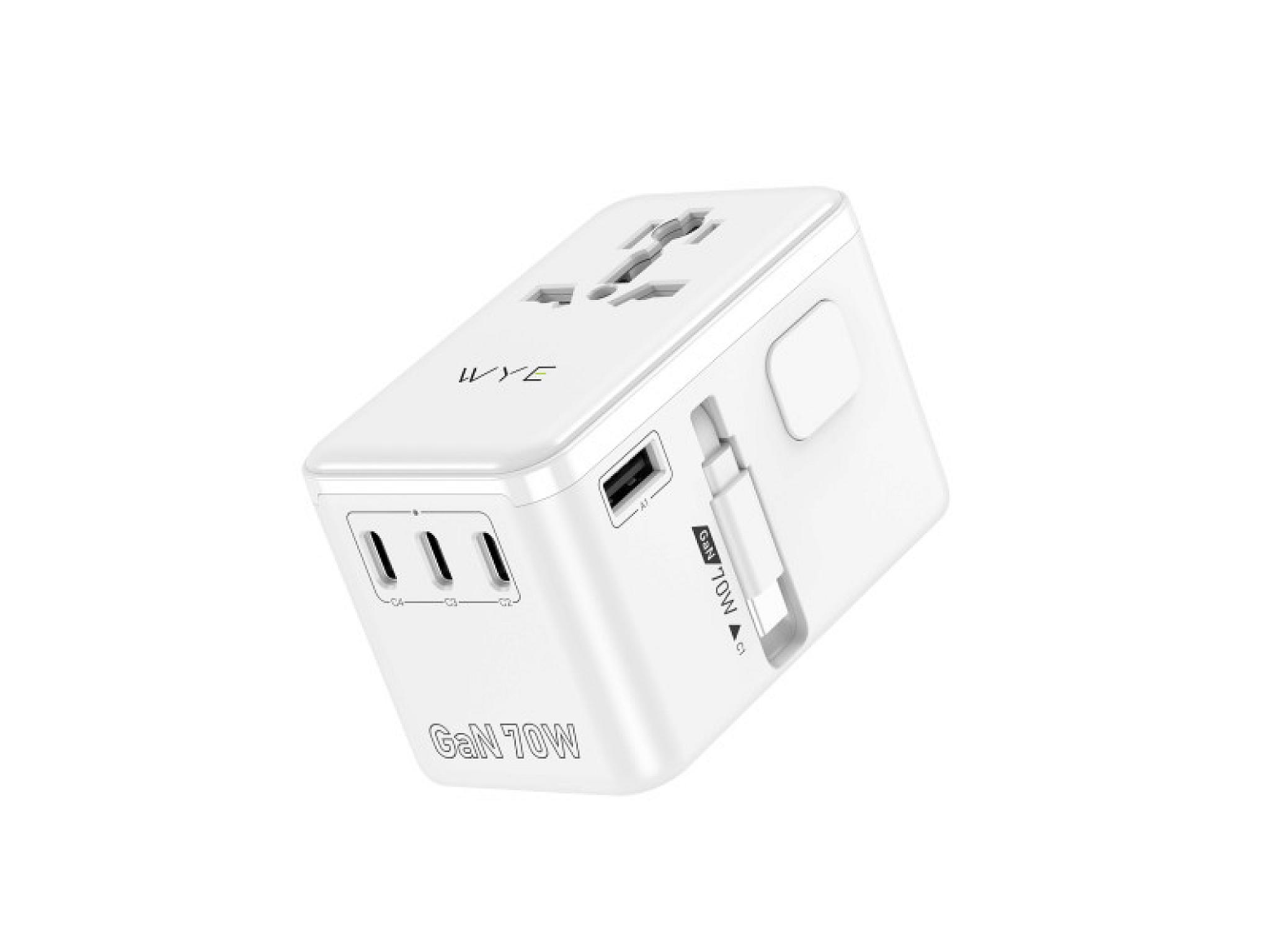 TA15 70W AnyPort Universal Travel Adapter
with Retractable Cable view 4