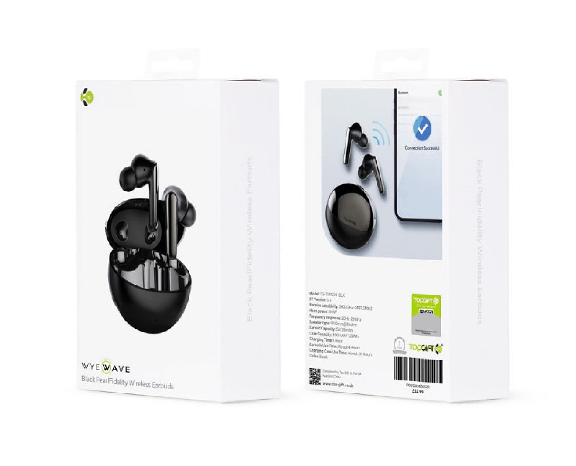 WYE TWS04 Rose Pearl Fidelity Wireless Earbuds view 3