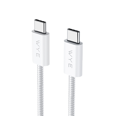 WYE DC64 60W USB-C to USB-C Fast Charging & Data Cable 1m