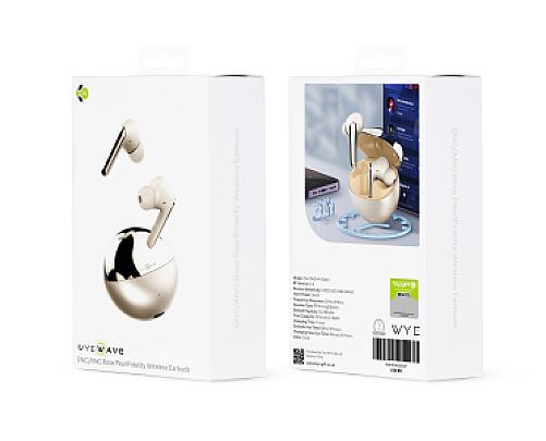 WYE TWS04  Rose Pearl Fidelity Wireless Earbuds